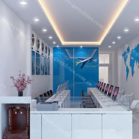 Quầy Lễ Tân Thấp Sơn QLTT S02